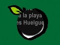 la playa de les huelgues en perlora bandera negra