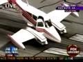 Ön dikmesi açılmayan Cessna tipi uçak, burun üstü indi!