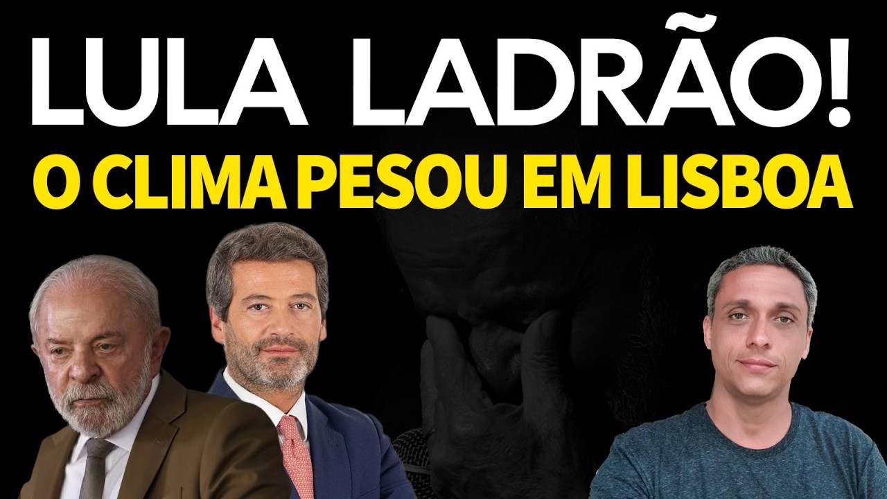 LULA LADRÃO! LULA tem uma  recepção CARINHOSA  esperando por ele em Portugal