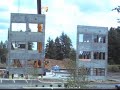 Erecting 3 walls in 10 minutes