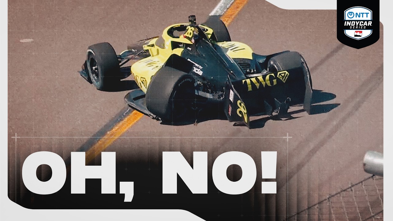 Will Power Crashes in Qualifying | 2026 INDYCAR at Phoenix