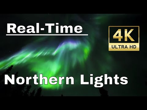 Memories - UHD 4K Real-Time Northern Lights in Fairbanks, Alaska