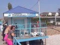 Crimea, Koktebel Black sea beach, sea-front, Street vendors