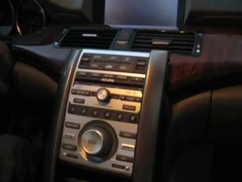 how to remove cd player from 2005 acura rl