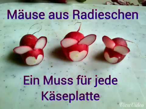 radieschen schnitzen}