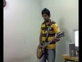Disturbing a friend's Nindya - rock 'n roll guitars