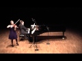 Duo Carr Quennerstedt - Brahms - Violin Sonata No.1 in G Op.78: 2nd mov. Adagio