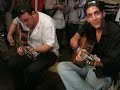 django reinhardt festival samois 2008: session with richard manetti and another gypsy-guitarrist at dupont guitars