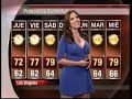 keren is somkin HOT on weather check out her stunning blue dress
