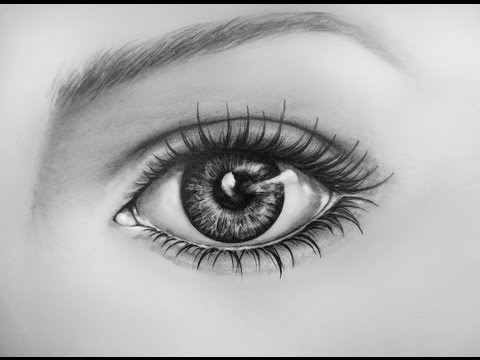 How To Draw An Eye, Time Lapse |  Learn To Draw a Realistic Eye with Pencil