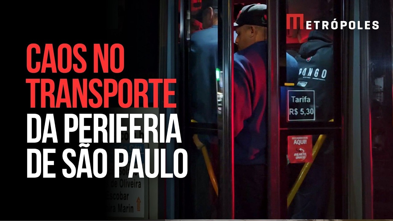 Passageiros enfrentam caos no transporte na periferia de São Paulo