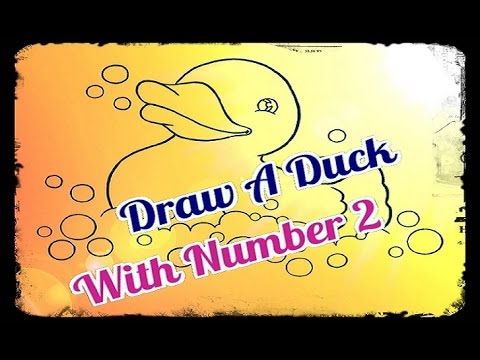 how to draw number 2
