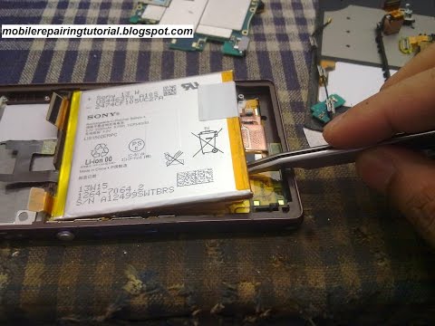 how to remove battery from sony xperia z