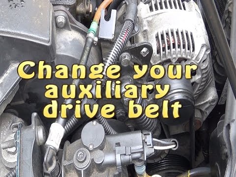 how to change alternator belt