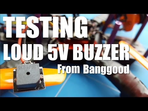 TEST LANTIAN NAZE32 Loud 5V Buzzer For Rc FPV Drone from Banggood