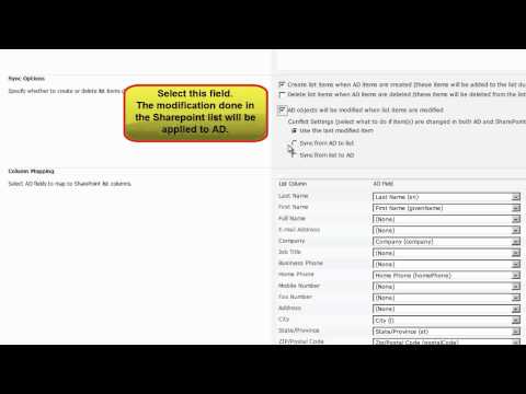 how to sync active directory with sharepoint 2010