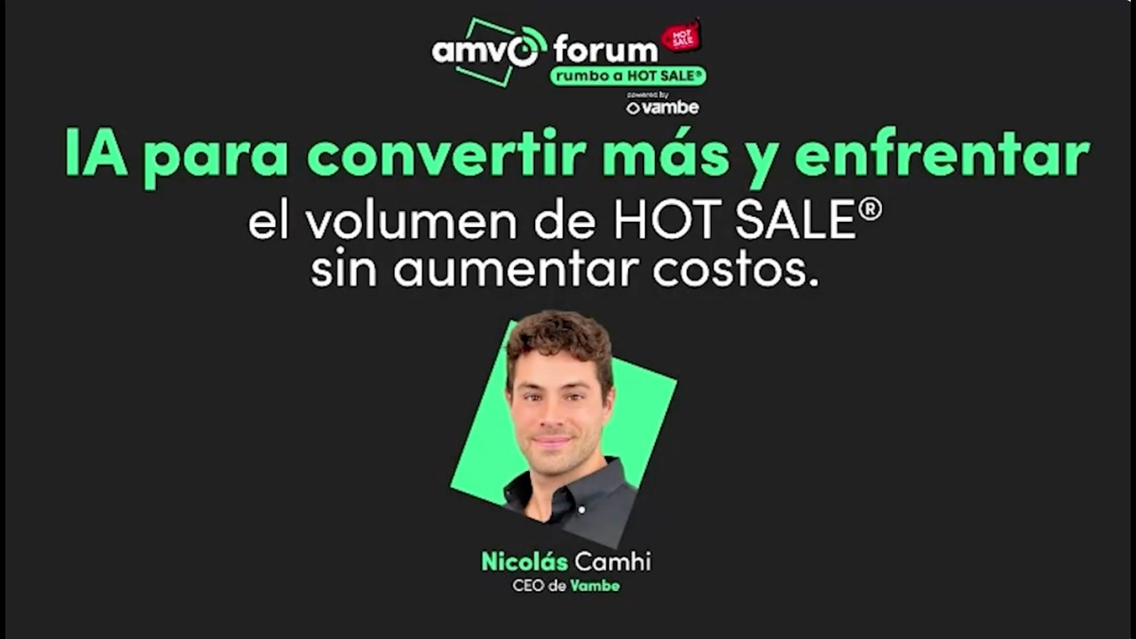  IA para convertir más y enfrentar el volumen de HOT SALE® sin aumentar costos. 