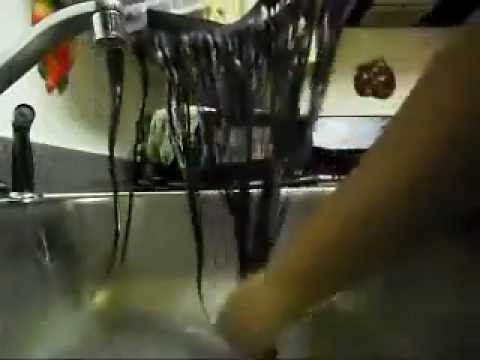 how to dye jet black hair