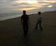 With Frns at Sea Beach