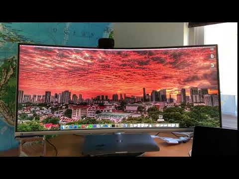 Ultra Wide Screen Curved Monitor 