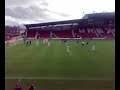 BANGOR CITY F.C v MIDTJYLLAND F.C  - Les Davies Goal, UEFA