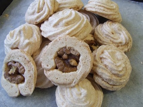Как сделать безе с орехами в домашних условиях