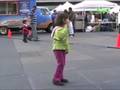 Little Girl Dances at Dundas