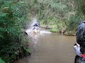 Kane's water crossing on his top fuel CR500 Dragster