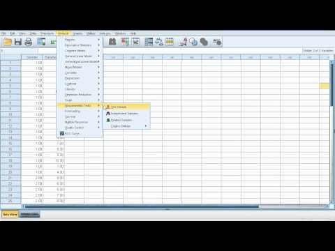 how to mann whitney u test spss