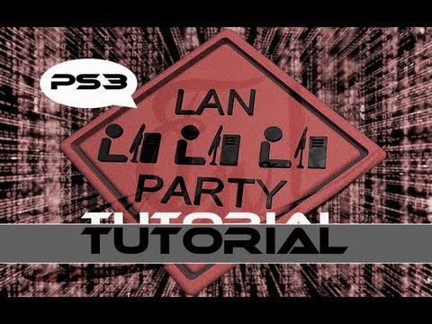 how to lan party ps3