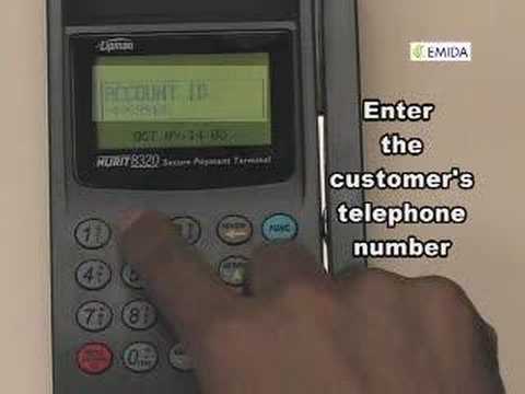 Complete a TopUp/Payment Transaction - Lipman Nurit 8320