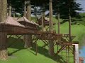 rain forest treehouses animation