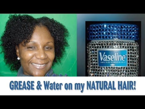 how to dissolve vaseline in hair