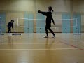 badminton with emily