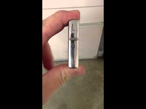 how to snap a zippo lighter