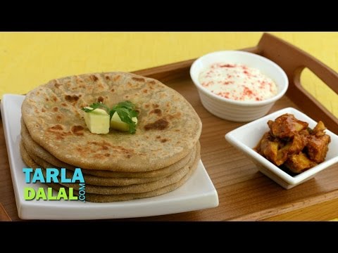 paratha how crispy how tarla dalal dalal tarla potato  chicken make by to butter to aloo make