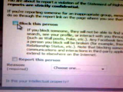 how to i report someone on facebook