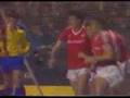 Bryan Robson against Barcelona