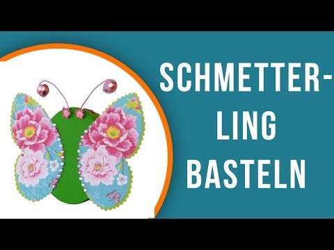 Schmetterling Pappbox basteln - trendmarkt24