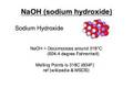 Baking Soda vs NaOH: What should I use?!?!