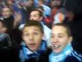 videos de TFC vs OM Craquage entrée des joueurs dans le parcage marseillais