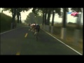 Yannick Eijssen crash - Tour of Beijing 2011 - Stage 3 - Final km's