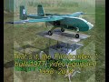 RC airplane model with camera modul - monitor controlled