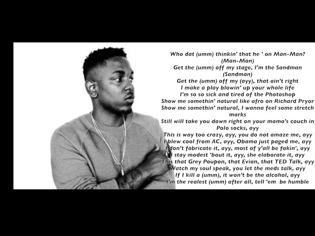 kendrick lamar be humble lyrics be humble kendrick lamar lyrics az lyrics kendrick lamar be humble lyrics be humble kendrick lamar lyrics az lyrics