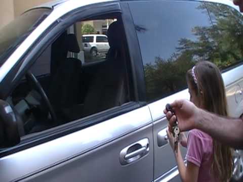how to open locked car door