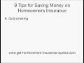9 tips for saving money on homeowners insurance