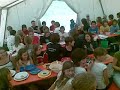 Stimmung im Essenszelt