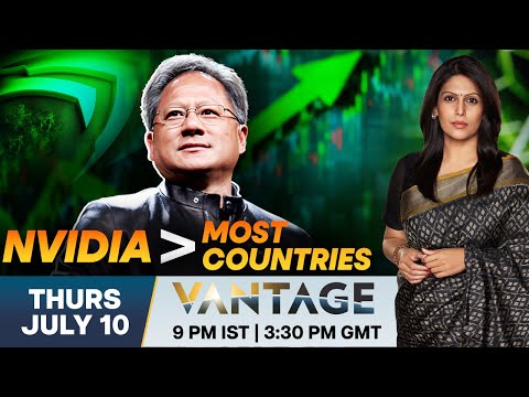 LIVE | Nvidia Hit $4 Trillion: From Bankruptcy to owning AI future | Vantage with Palki Sharma |N18G