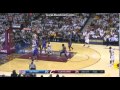 The dunk felt round #TheLand! @LBJ23