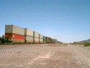 BNSF stacktrain in Dagget,CA